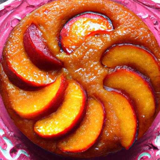 nectarine upside down cake