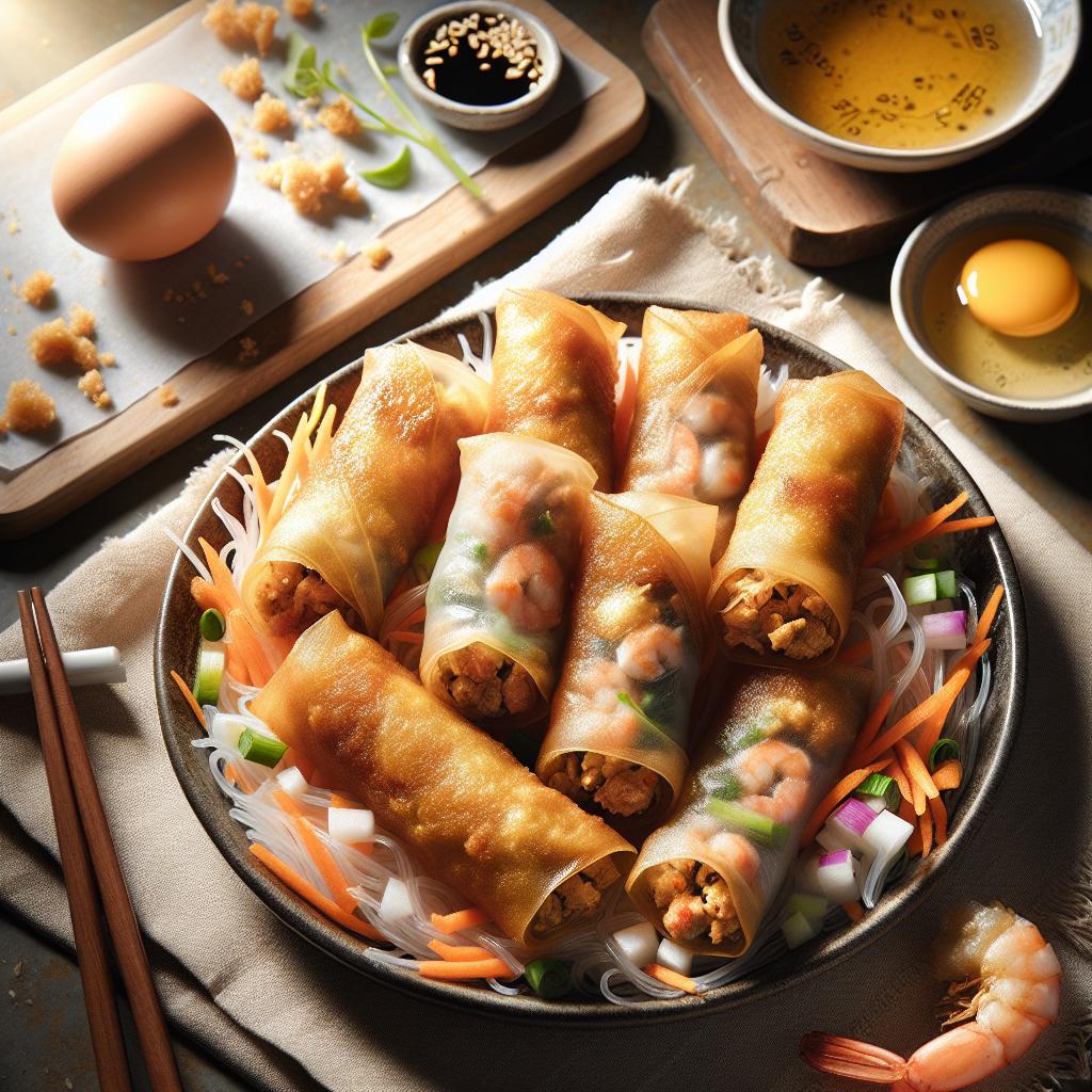 nem ran (vietnamese fried spring rolls)