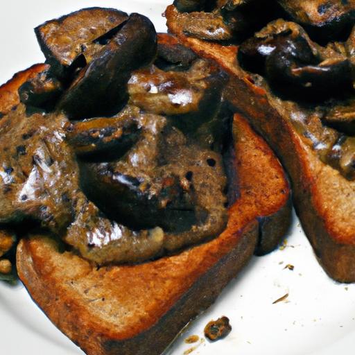 Norwegian Brunost and Mushroom Toast