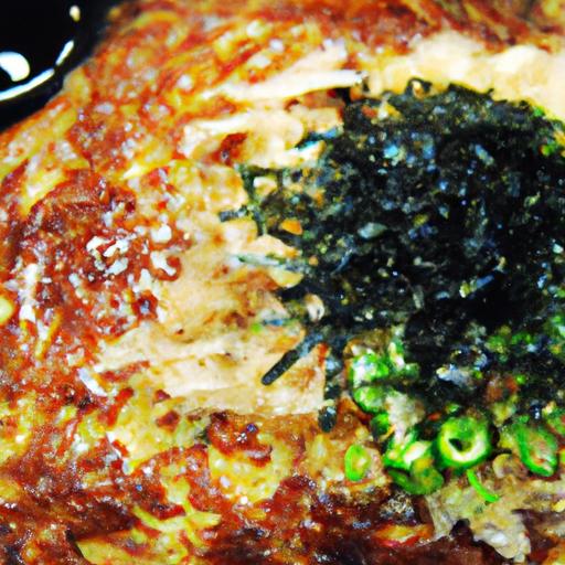 Okonomiyaki with Udon