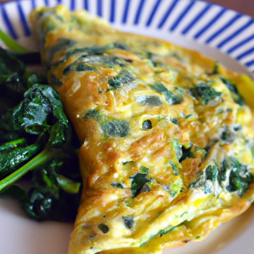 omelette aux epinards