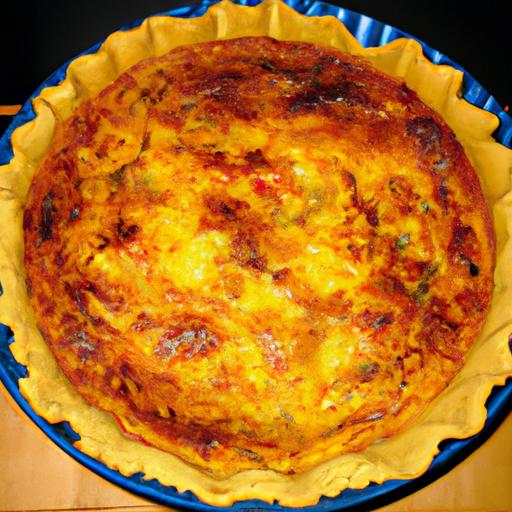 onion and bacon quiche