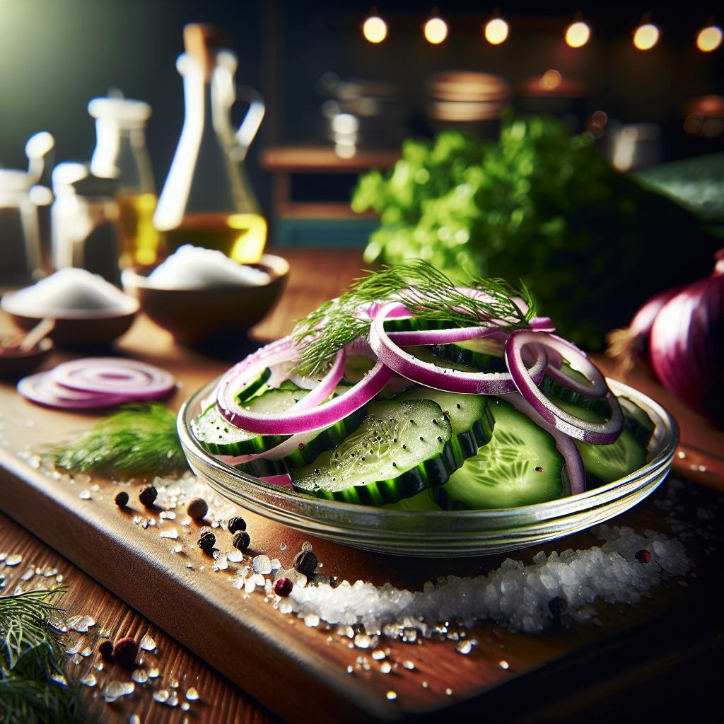 Onion and Cucumber Salad