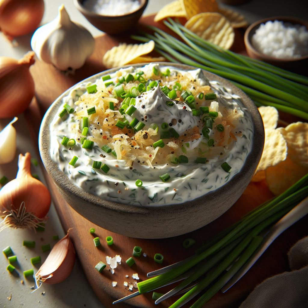 Onion and Garlic Dip