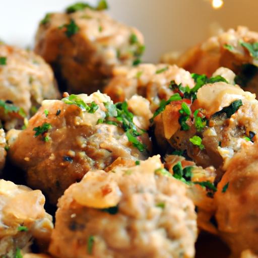 onion and garlic turkey meatballs