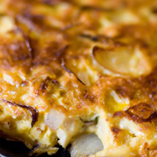 onion and potato frittata