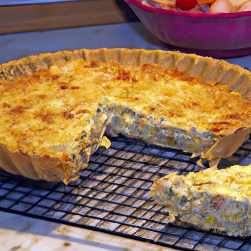 onion and swiss quiche