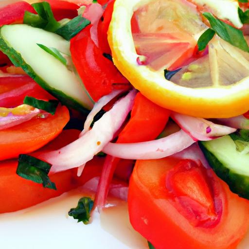 onion and tomato salad