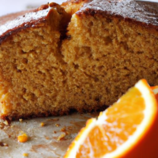 orange and almond butter cake