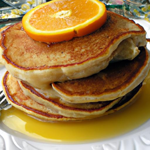 Orange and Gingerbread Pancakes