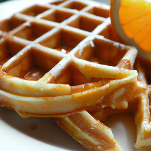 Orange and Gingerbread Waffles