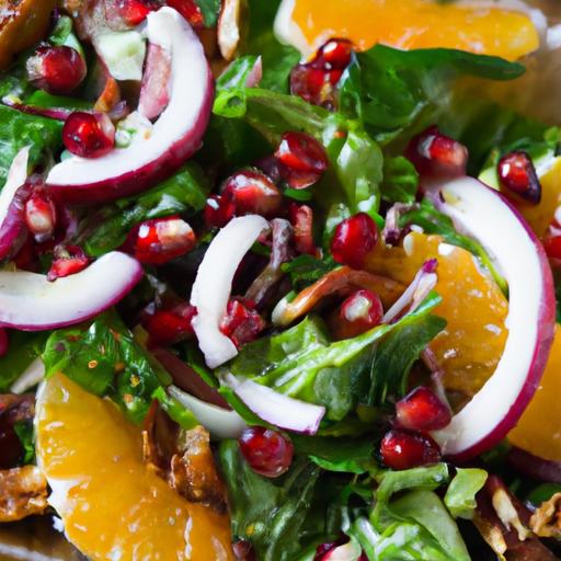 orange and pomegranate salad