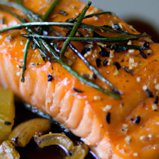 orange and soy glazed salmon