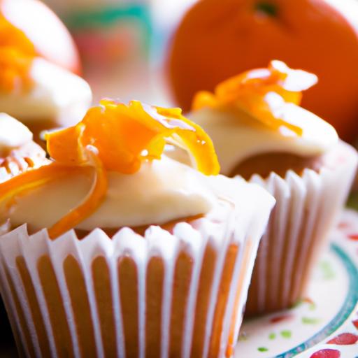 orange and vanilla bean cupcakes