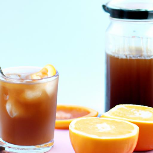 orange blossom iced coffee