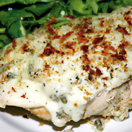 Oregano and Cheese Stuffed Chicken