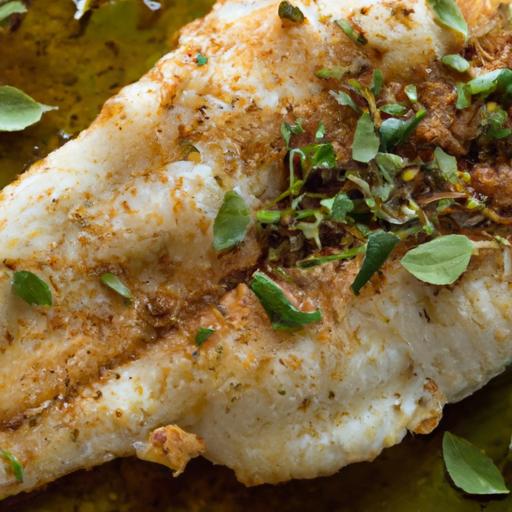 Oregano and Garlic Tilapia