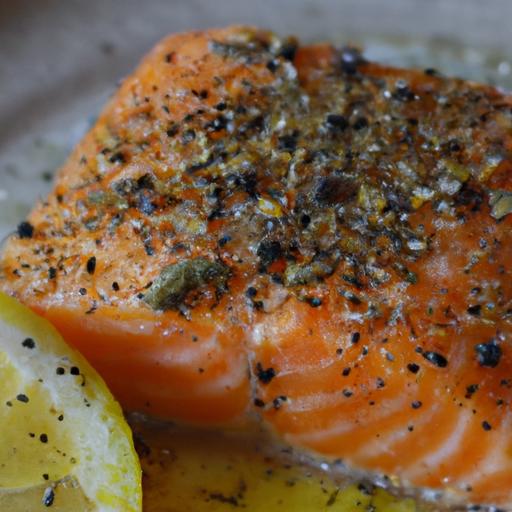 oregano and lemon salmon