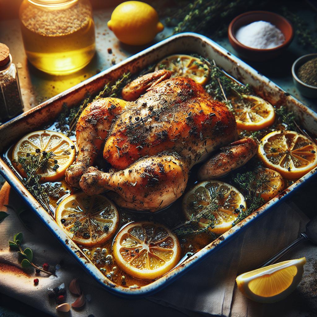 oregano baked chicken