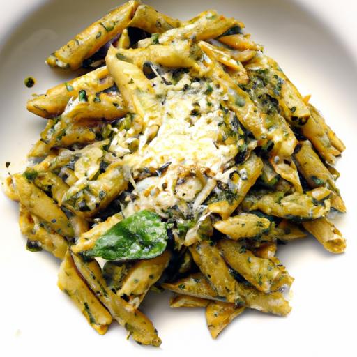 oregano pesto pasta