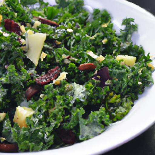 organic kale salad