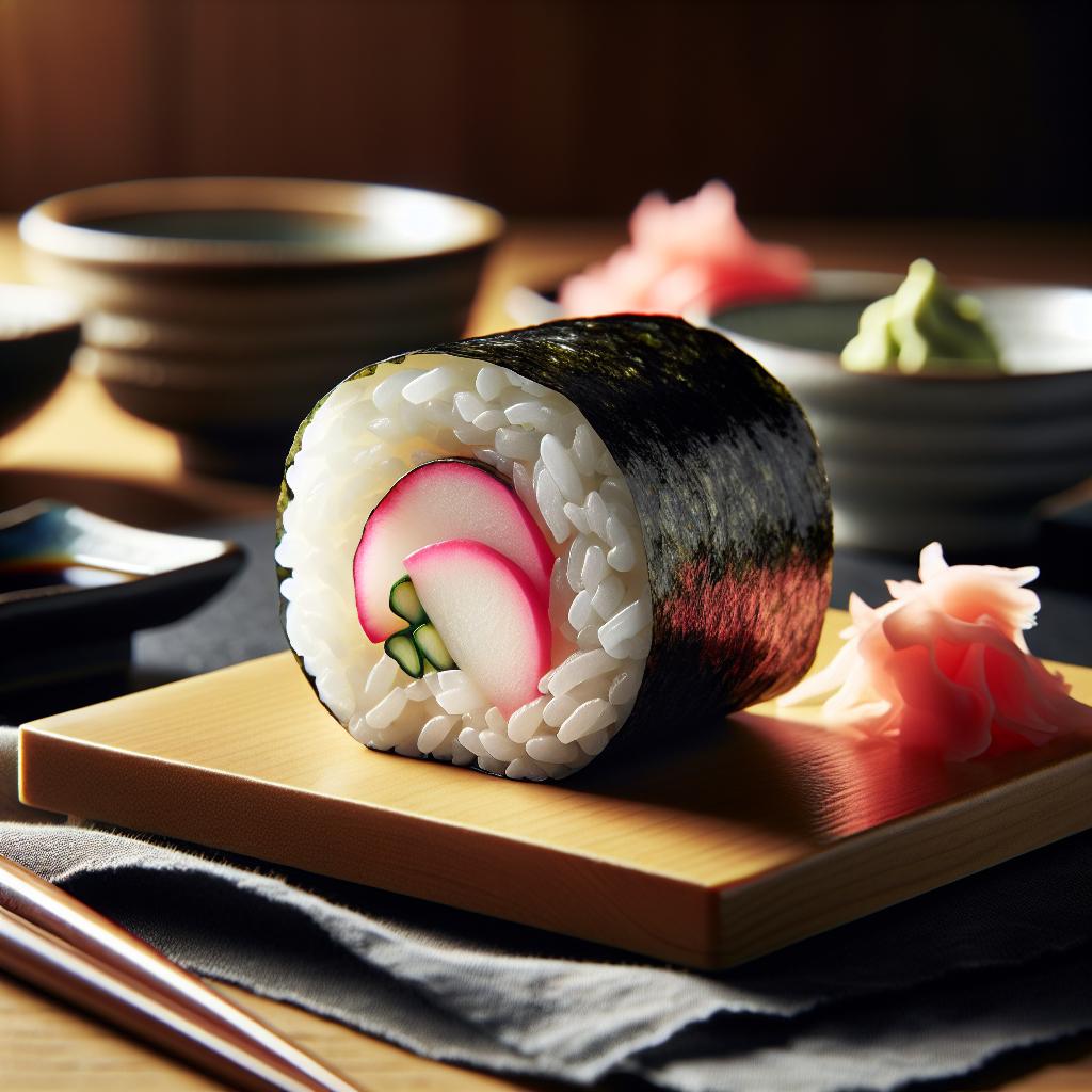 oshinko maki (pickled radish roll)