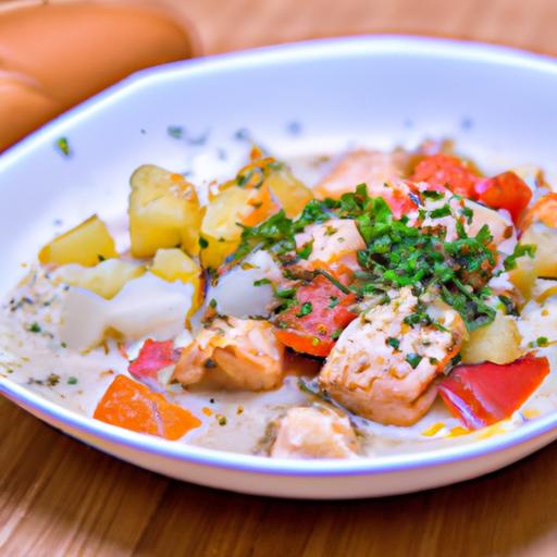 pacific salmon chowder