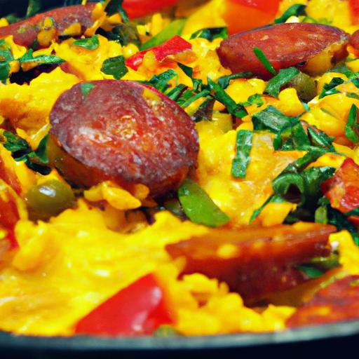 paella breakfast skillet