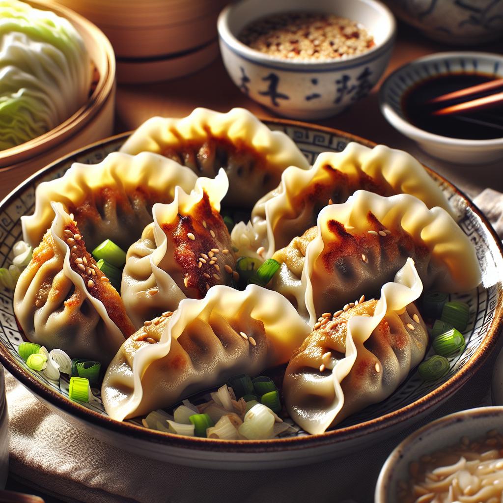 Pan Fried Jiaozi