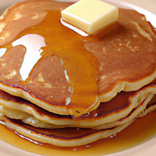 pancakes with maple syrup