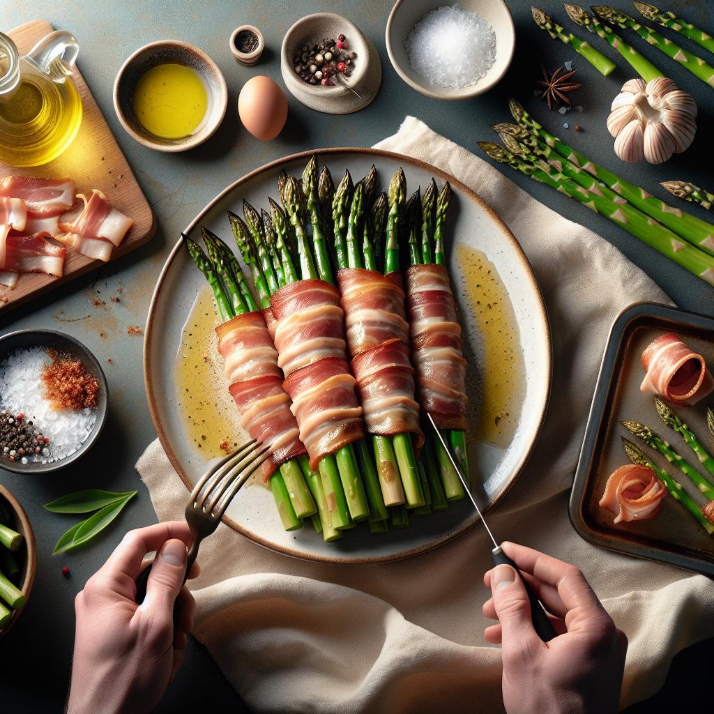 Pancetta Wrapped Asparagus