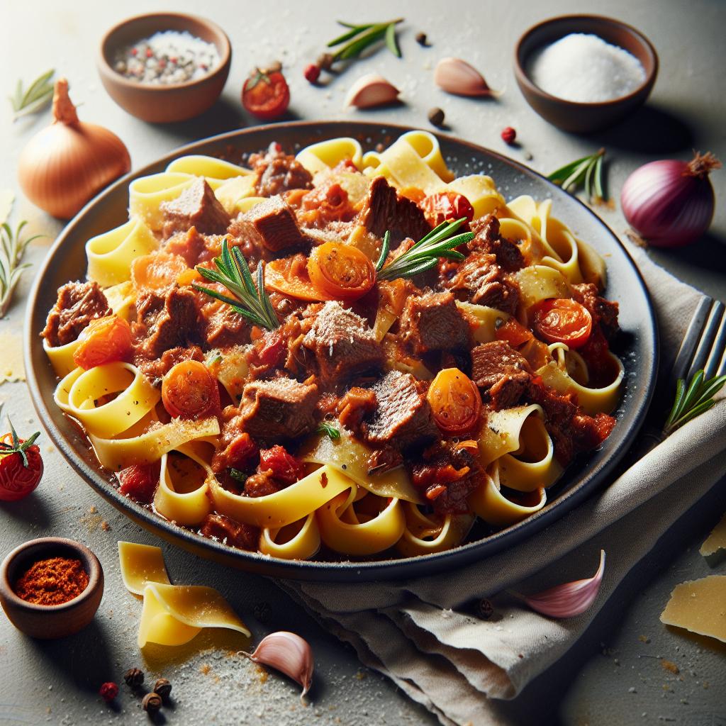 pappardelle with wild boar ragu