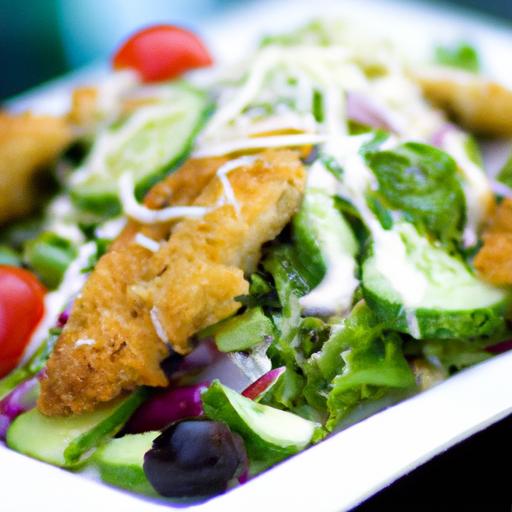 parmesan crusted chicken salad