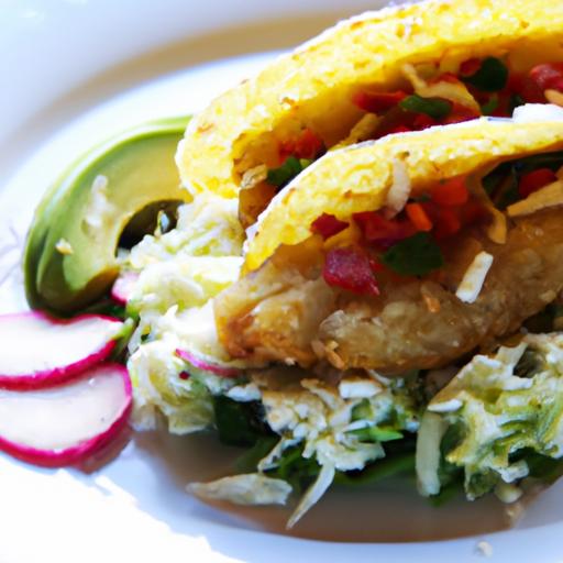 Parmesan Crusted Cod Tacos