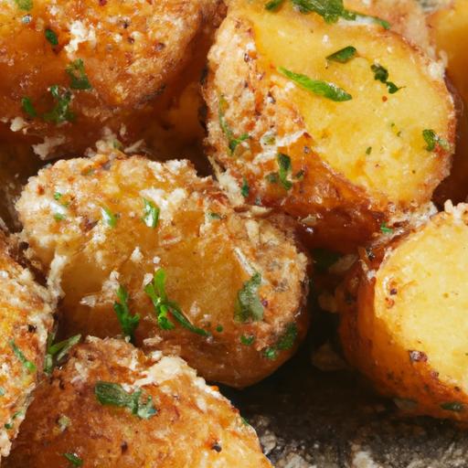 parmesan crusted potatoes