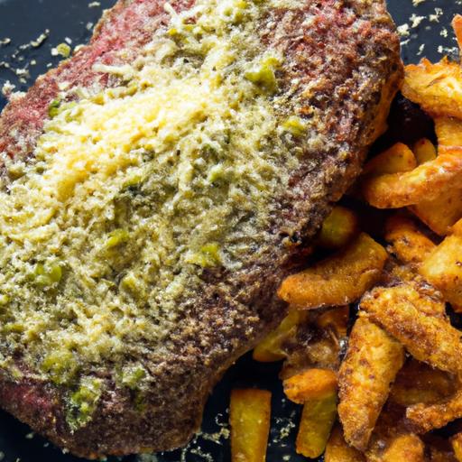 parmesan crusted steak