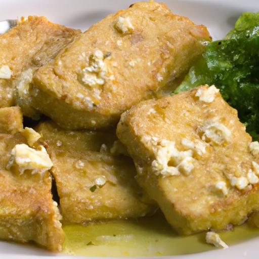 parmesan crusted tofu