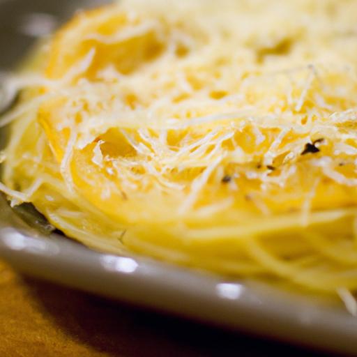 parmesan garlic roasted spaghetti squash