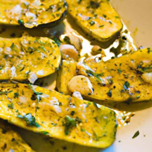 Parmesan Garlic Roasted Summer Squash