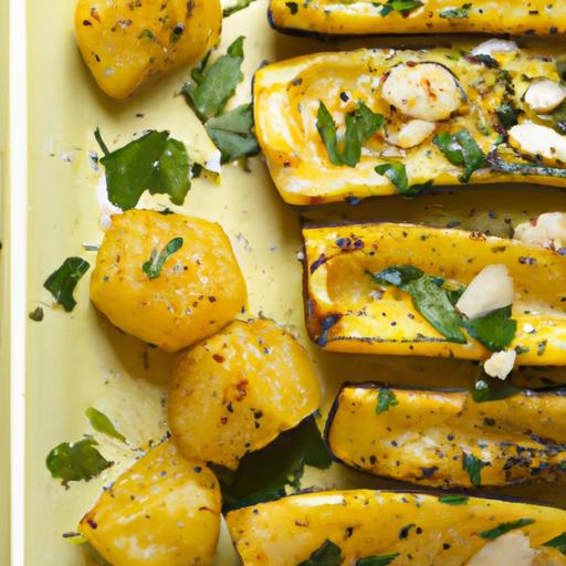 parmesan garlic roasted yellow squash