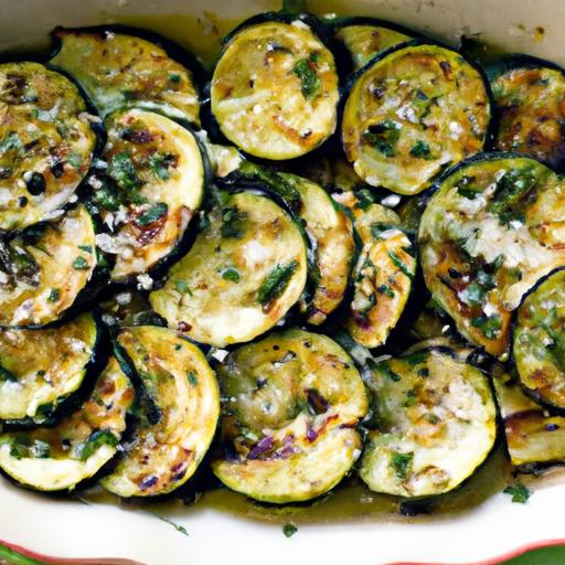 parmesan garlic roasted zucchini