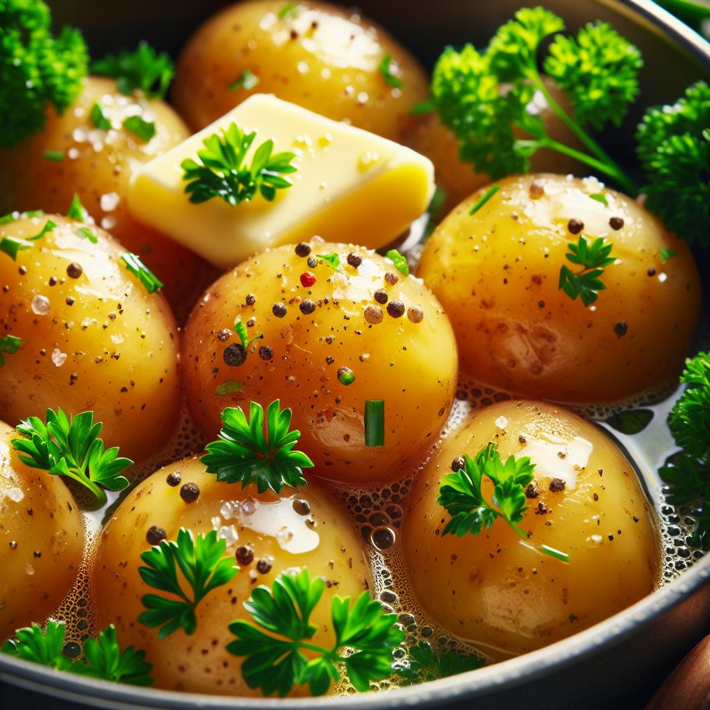 parsleyed new potatoes