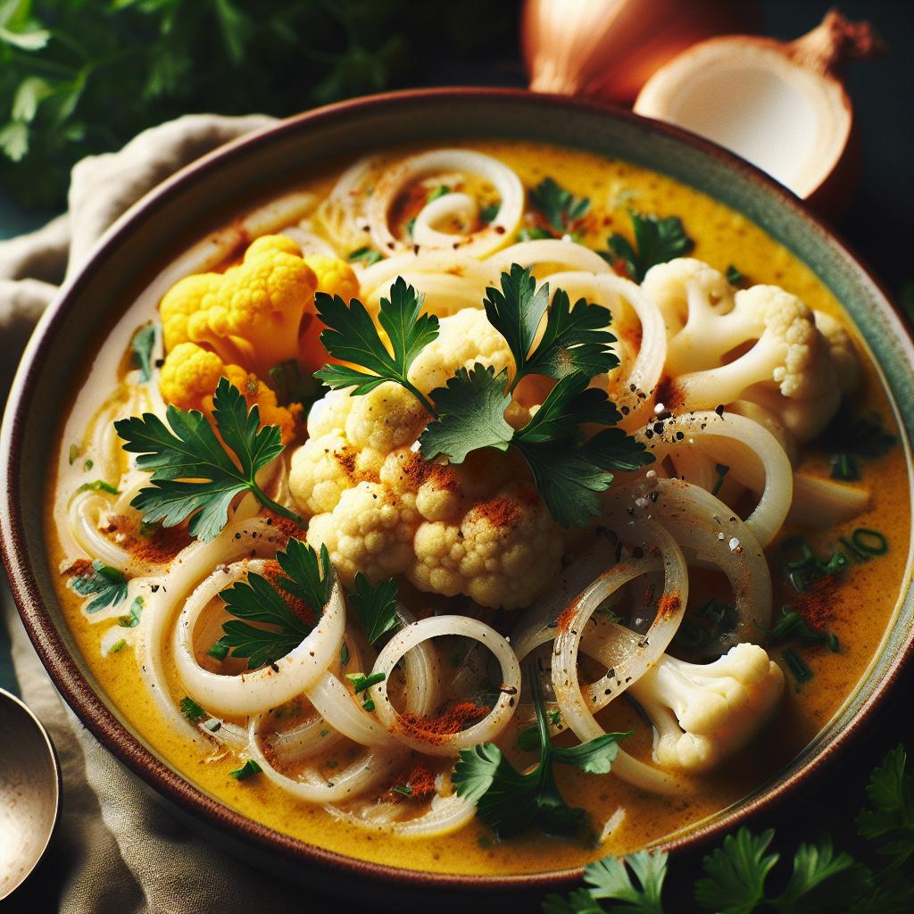 parsnip and cauliflower soup