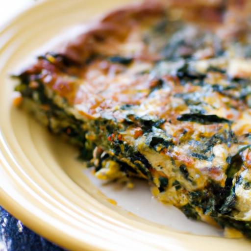 Parsnip and Spinach Frittata