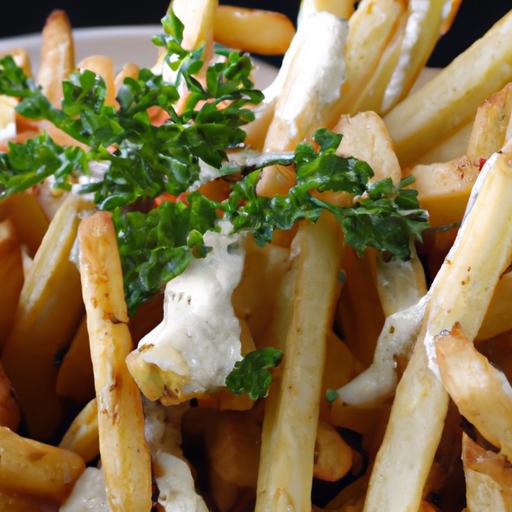 parsnip fries with garlic aioli