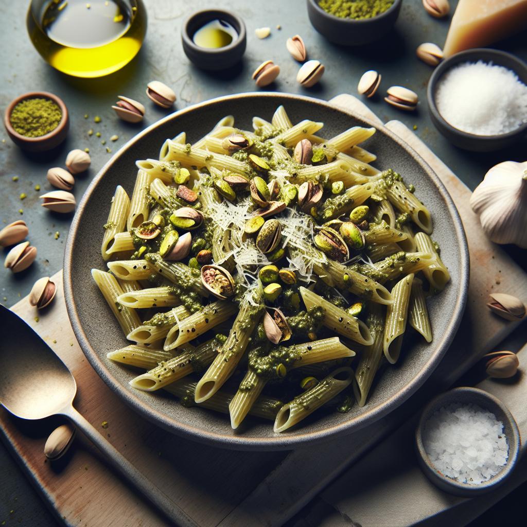 Pasta al Pesto Di Pistacchio