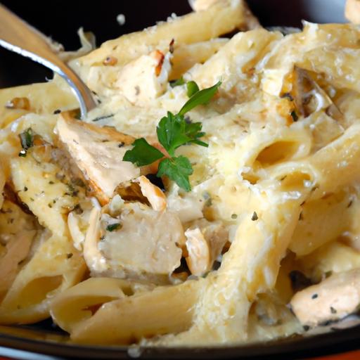 pasta alfredo with chicken