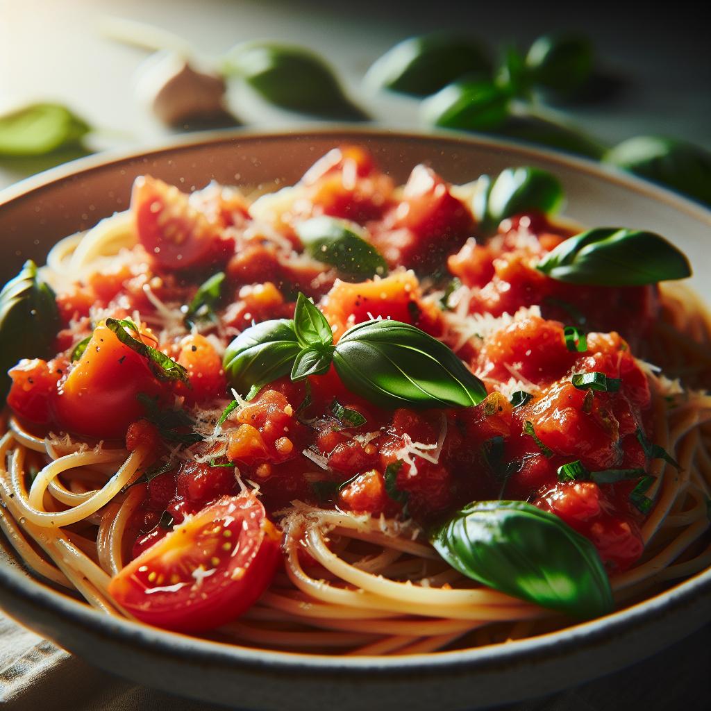 Pasta Con Pomodoro E Basilico