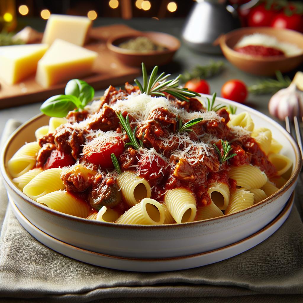 pasta con ragù di cinghiale