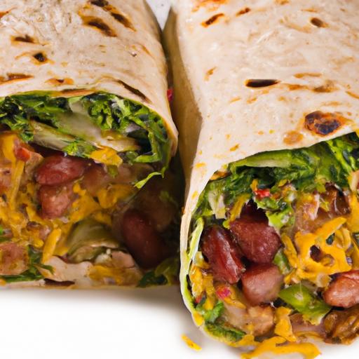 Pastrami and Bean Burrito